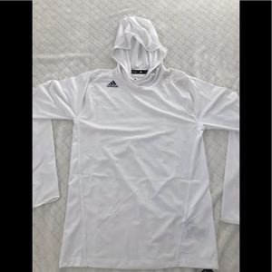Adidas Training Hoodie unisex size SM white/onyx
